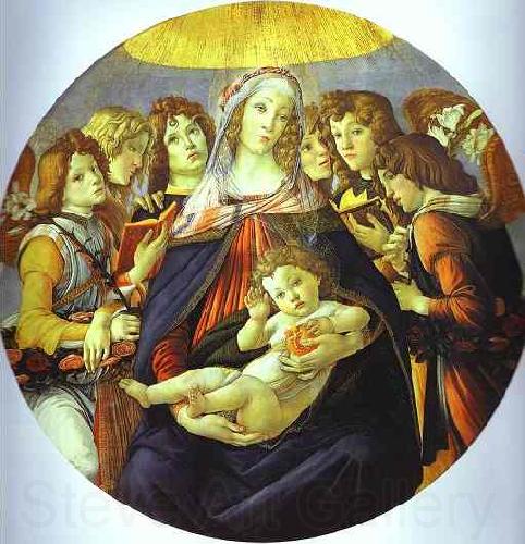 Sandro Botticelli Madonna of the Pomegranate Norge oil painting art